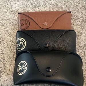 Rayban Sunglasses & Eyeglass Case Bundle (3)